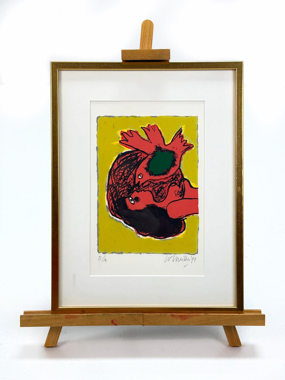 BEVERLOO CORNEILLE 1922-2010. Figure composition. Lithograph in colours, signed, dated numbered E/A.