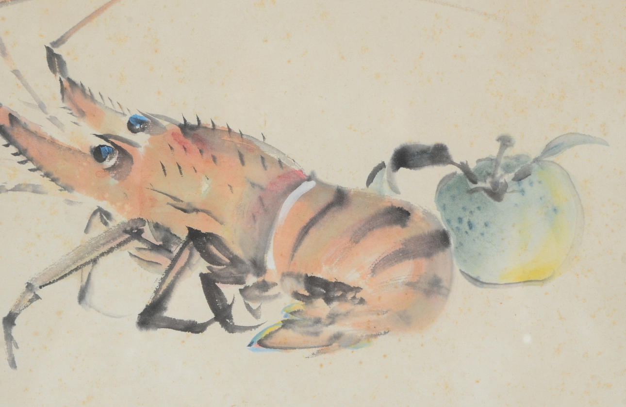 OIDENTIFIERAD KONSTNÄR. Akvarell.