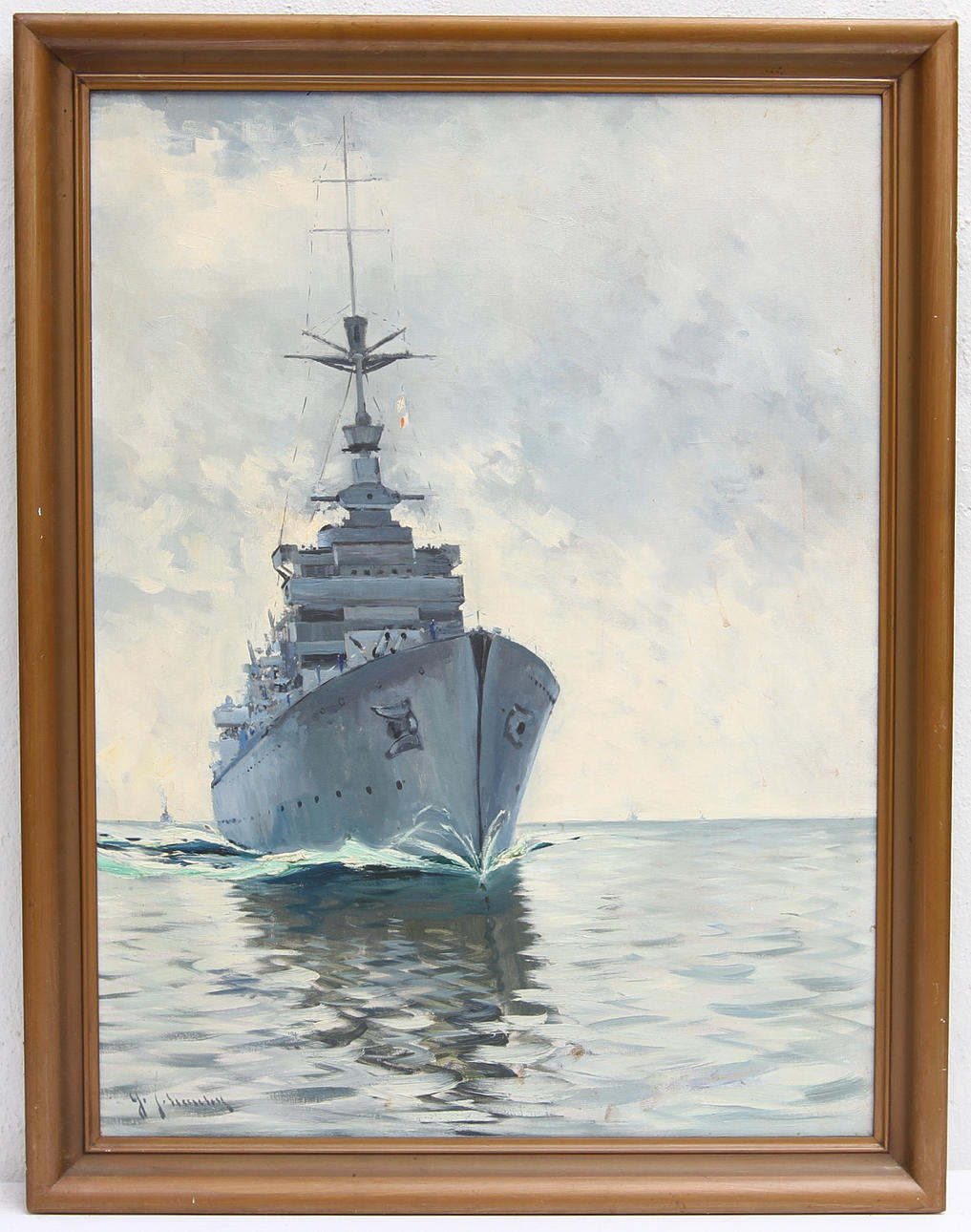 YO JOHANSSON. Olja på duk, signerad.