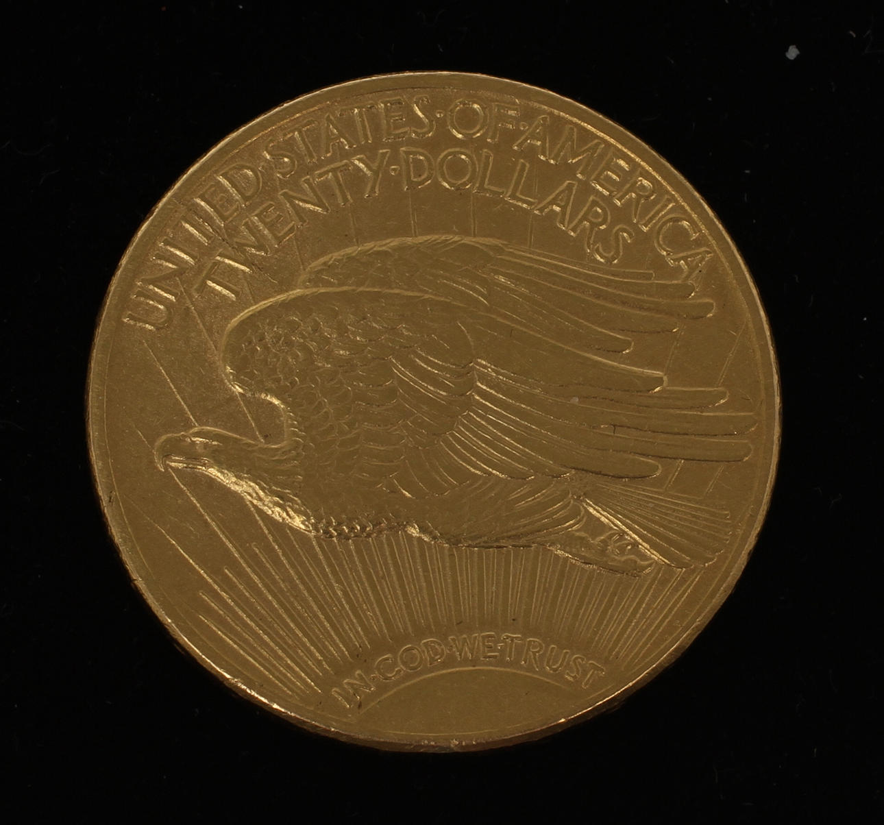 GULDMYNT, 20 Dollar USA, 1924. Vikt 33,1 gram.