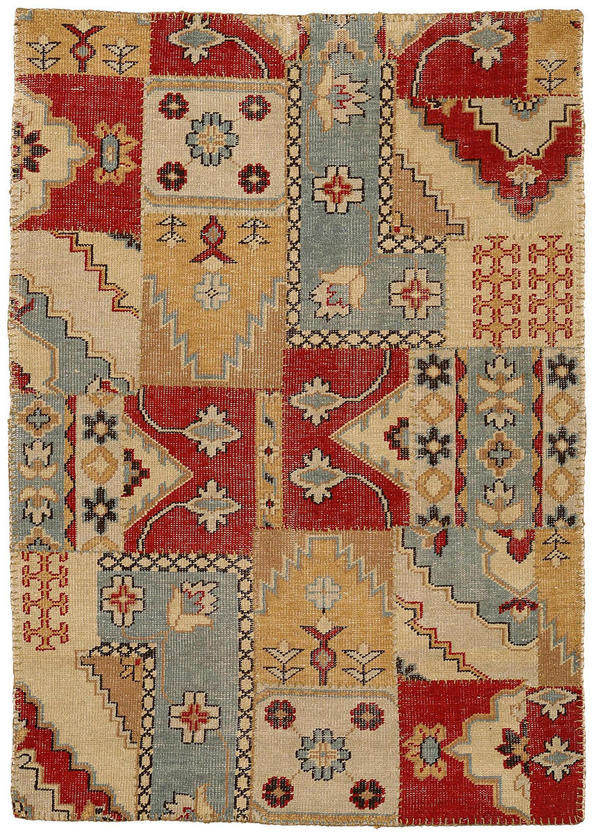 MATTA, PATCHWORK, Indien, 247 x 171 cm.