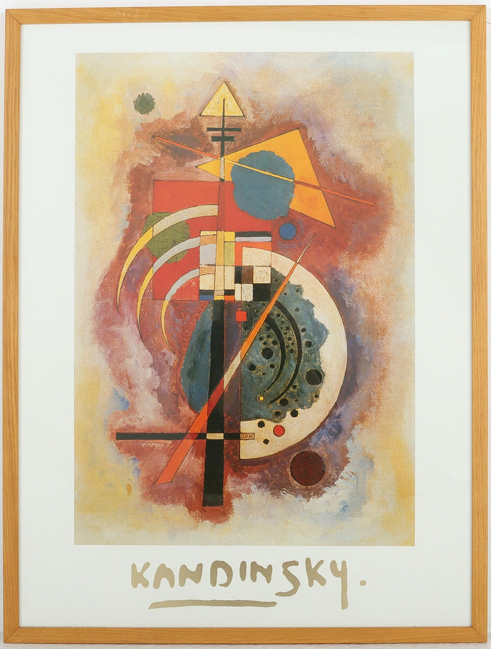 WASSILY KANDINSKY. Imprimir después de pintar.