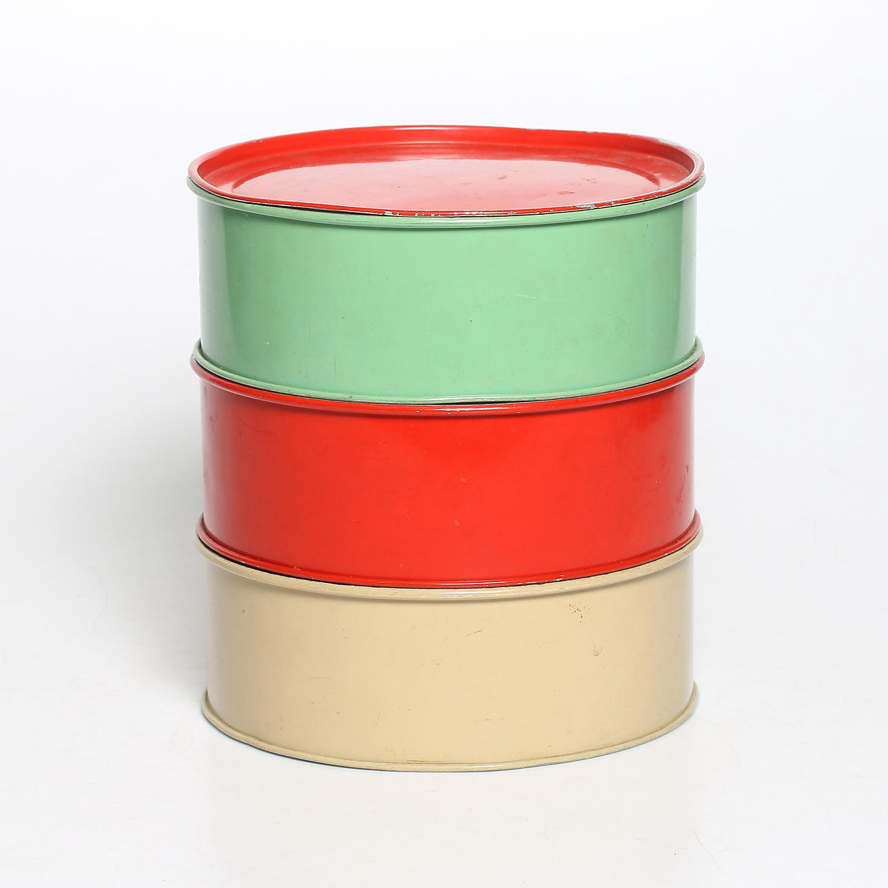 KAKBURK samt KAKFORMAR, plåt, omkring 1900-talets mitt.