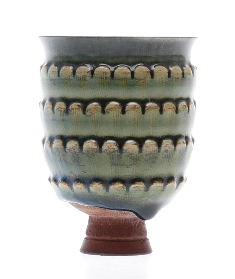 VAS, stengods, "Farsta", Wilhelm Kåge, Gustavsbergs studio, sign.