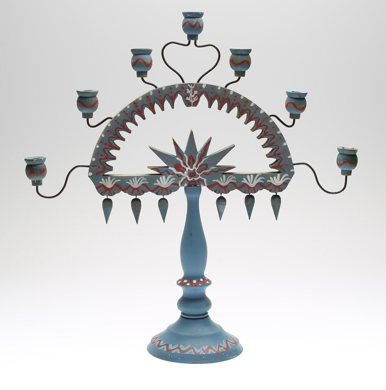 KANDELABER, Smålandsstaken, trä,1900-tal.