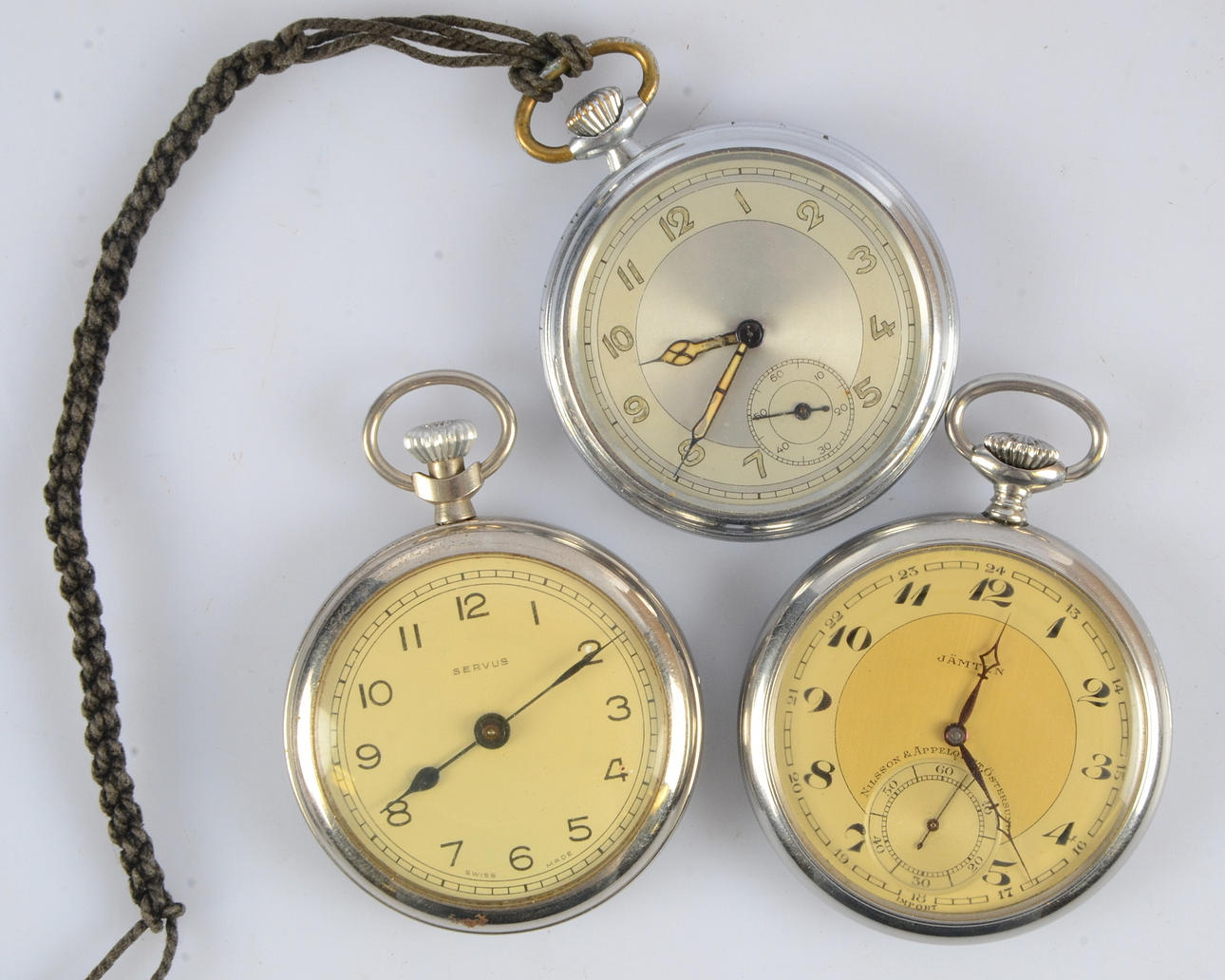 FICKUR, 3-stycken, stål.