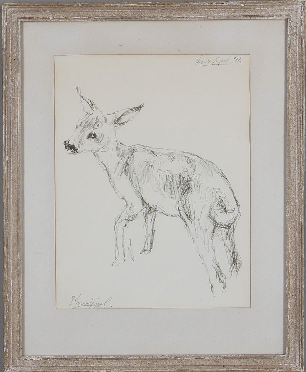 ARVID KNÖPPEL. Litografi, signerad i blyerts samt signerad och daterad i trycket '41.