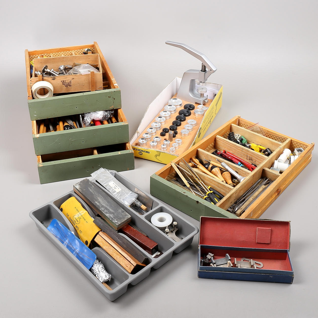 URMAKERIVERKTYG, Bergeon mm, Parti.