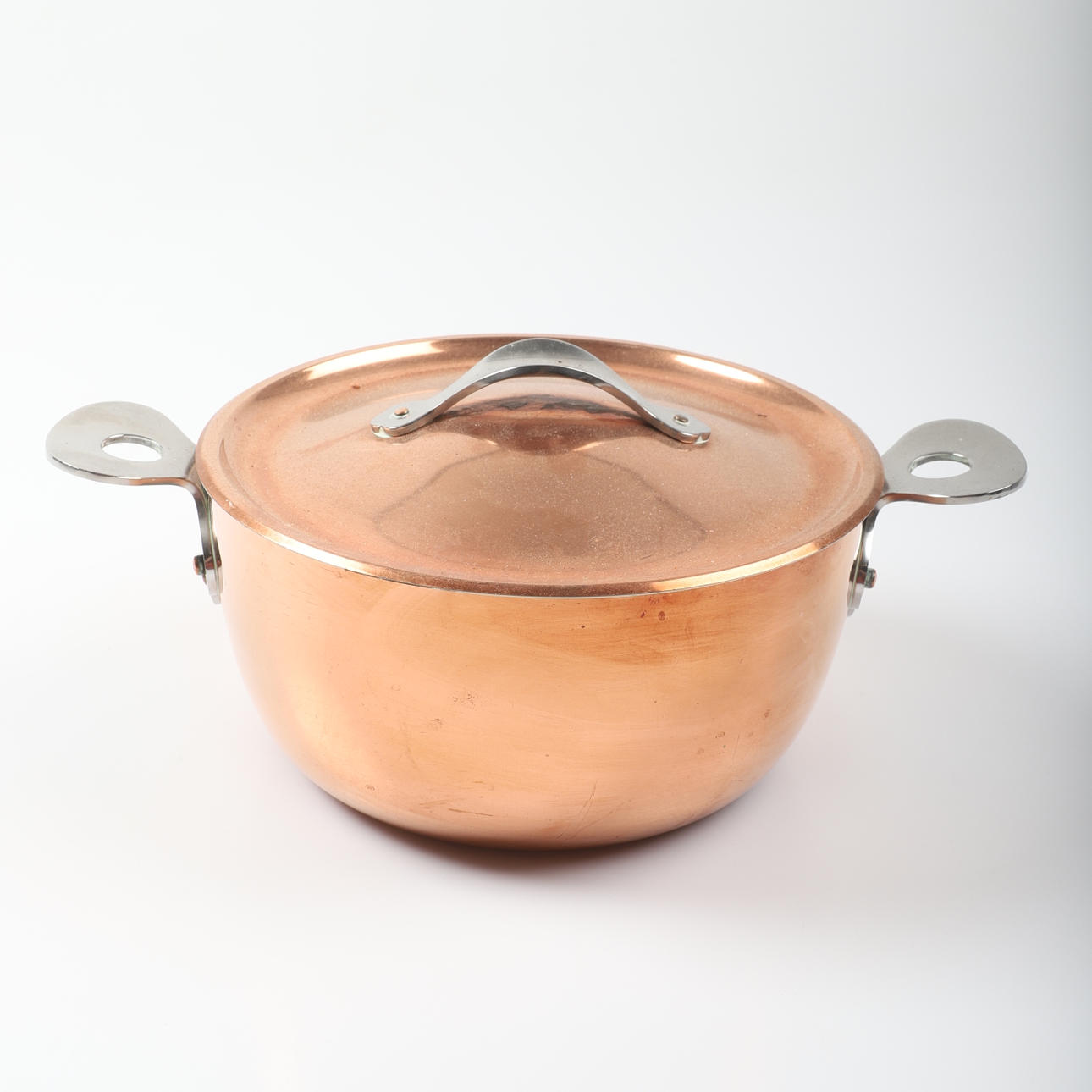 A copper saucepan, Cohr, Denmark.