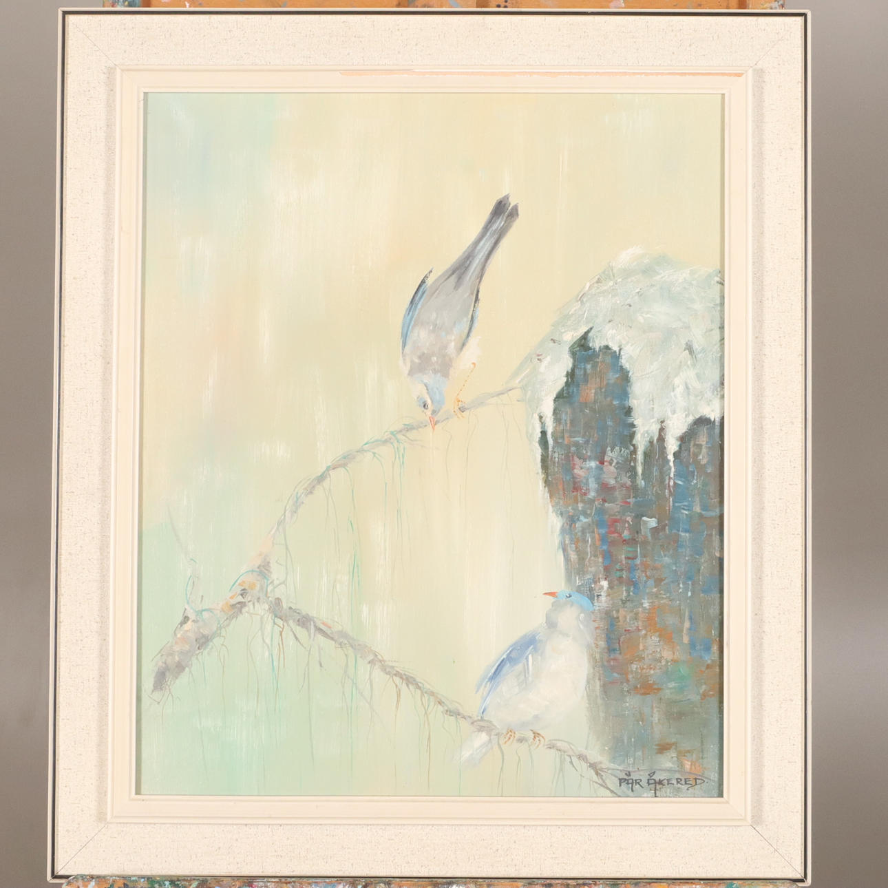 PÄR ÅKERED. ÓLEO SOBRE LIENZO, firmado.