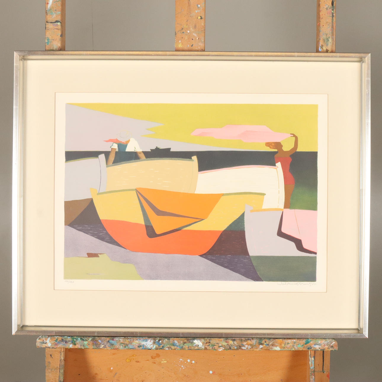 WALDEMAR LORENTZON. LITHOGRAPHY, signed and numbered.