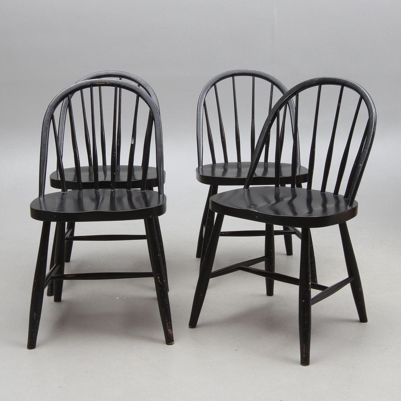 PINNSTOLAR, 4 st, omkring 1900-talets mitt.