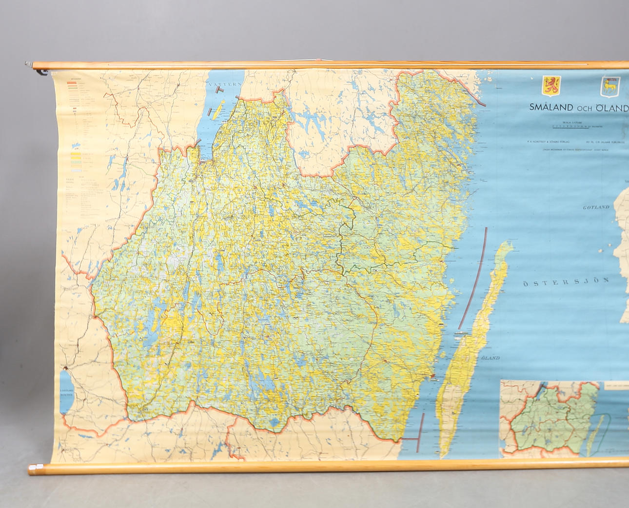 SKOLKARTA, Småland och Öland.