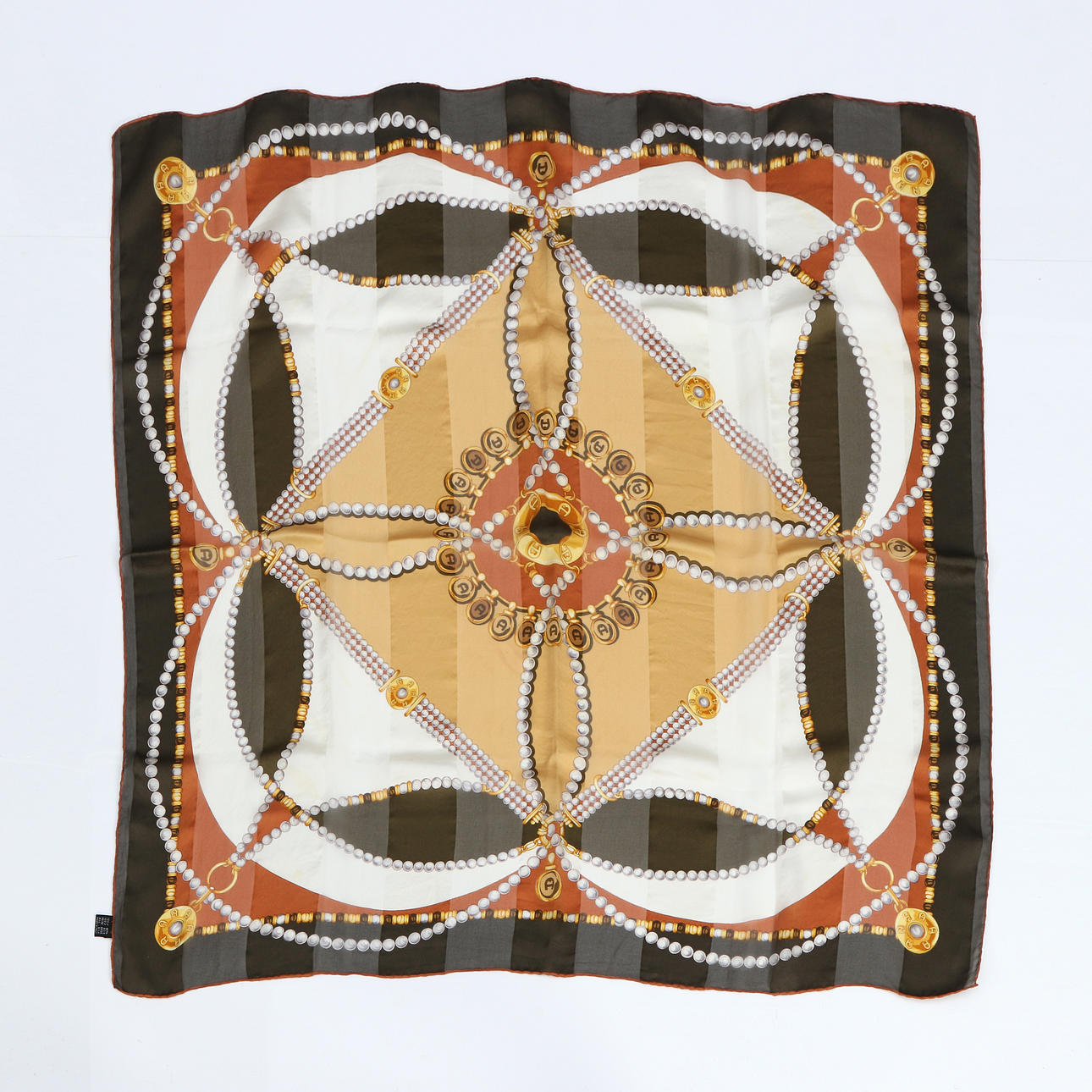 ETIENNE AIGNER, SCARF. Siden.