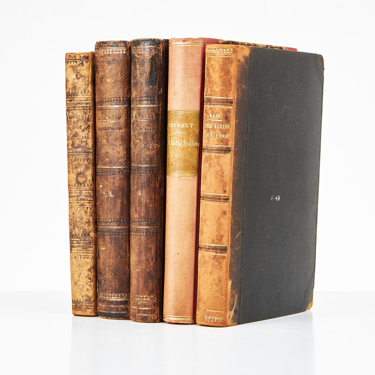 LEONHARD RÄÄF, YDRE HÄRAD, 5 VOLYMER.