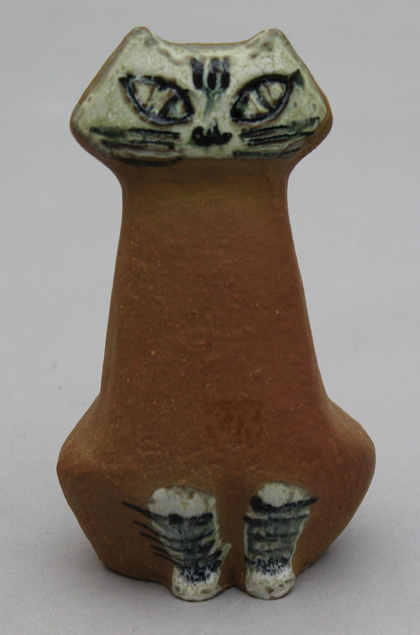 LISA LARSON. Katt, stengods. Gustavsberg.