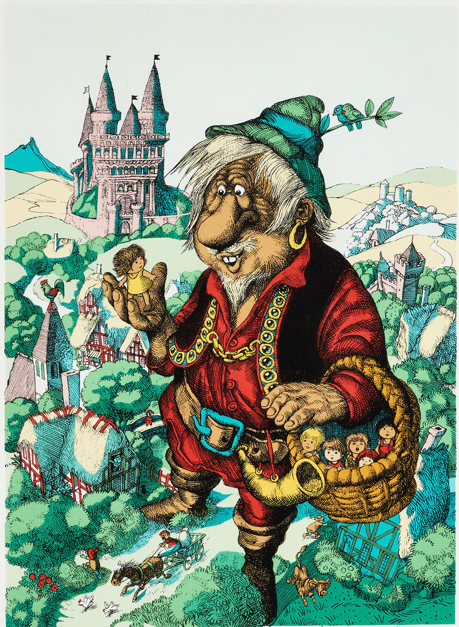 HANS ARNOLD (1925-2010). „Giant Mumburra“, litografi.