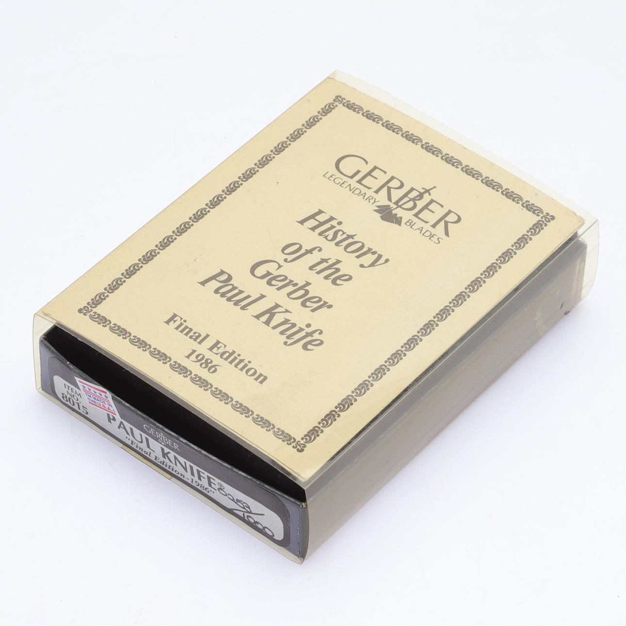   PAUL KNIFE FINAL EDITION 　1986年製 gerber paul knife final edition 1986 【公式通販】
