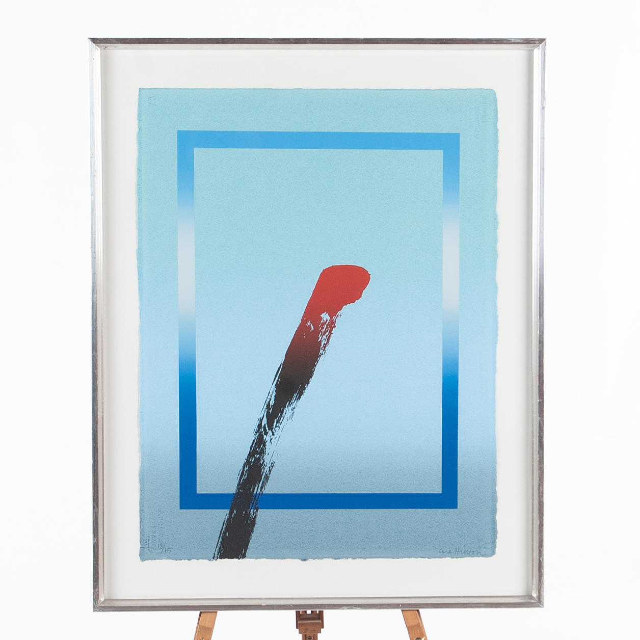 CURT HILLFON. Colour composition, silkscreen, signed, numbered 18/65.