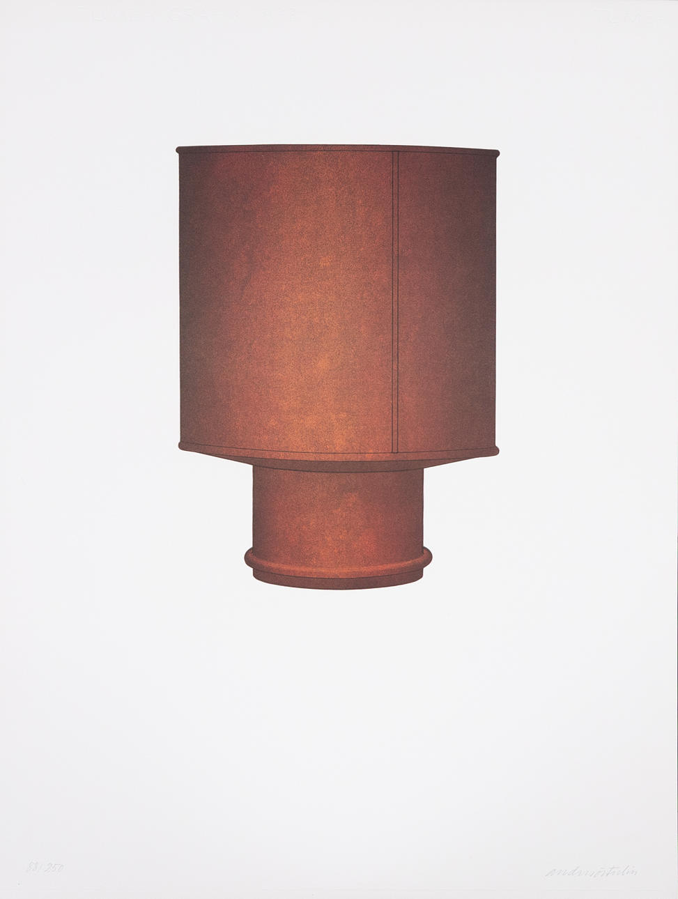 ANDERS ÖSTERLIN. Plate construction silkscreen no. 88/250, signed.