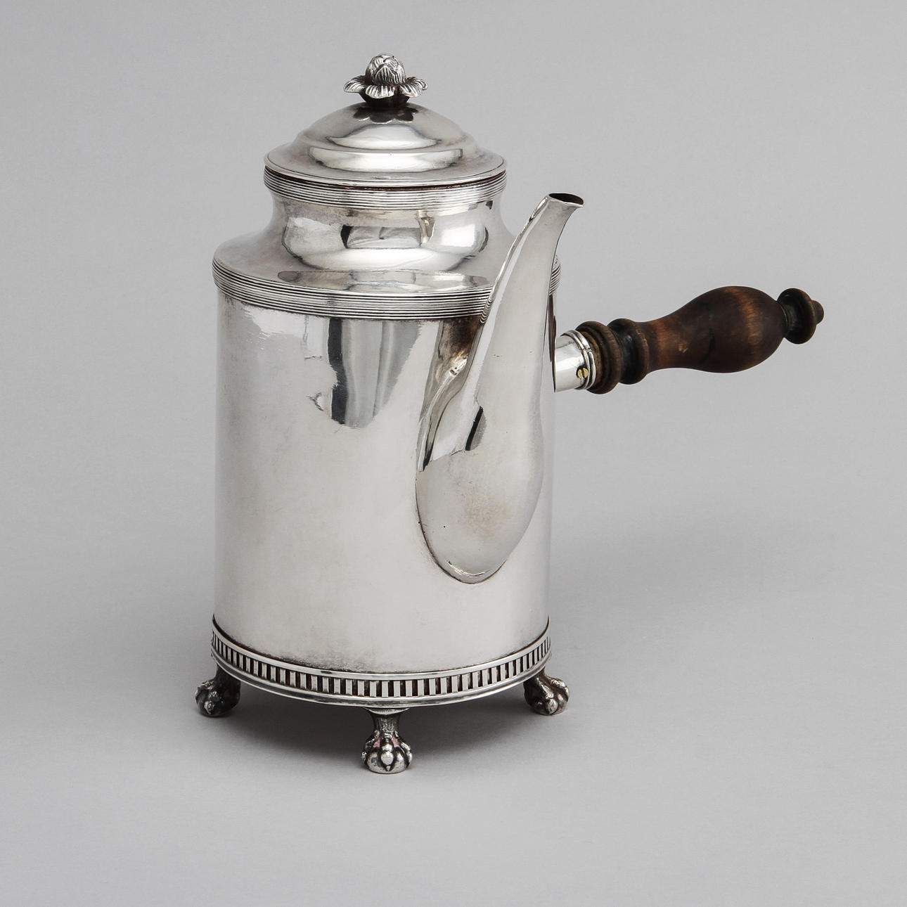 CHOKLADKANNA, silver, L M Hörwall, Eksjö 1810-1821.