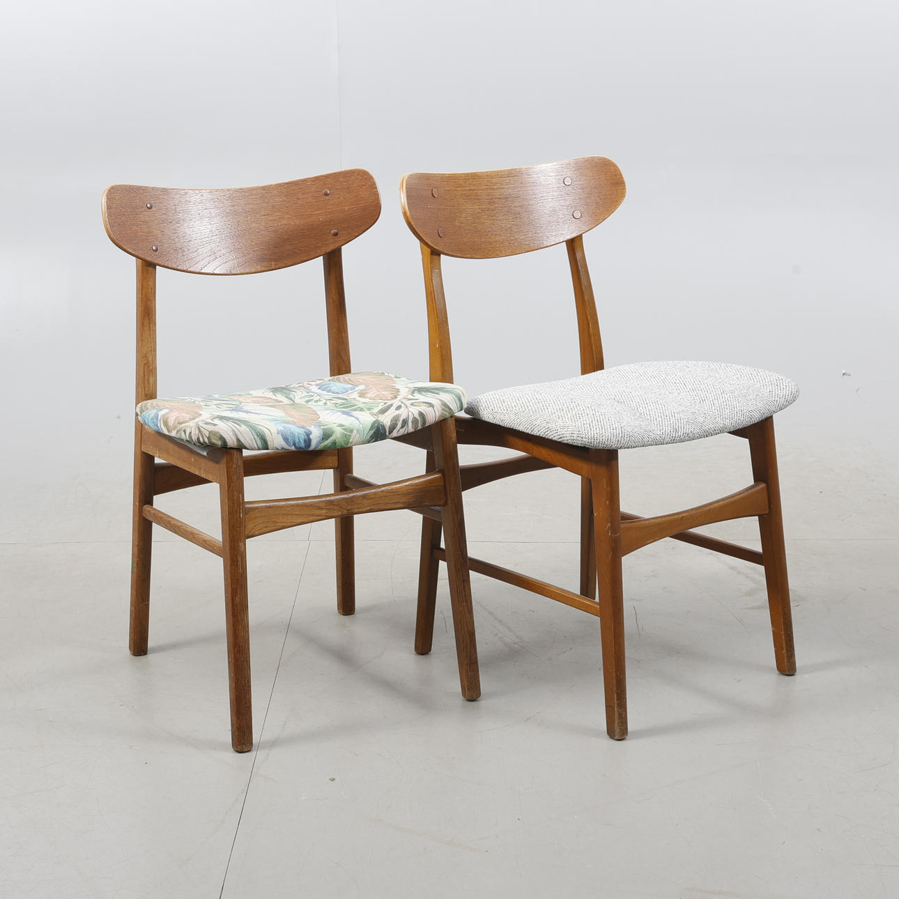 Teak chairs, 1950s.