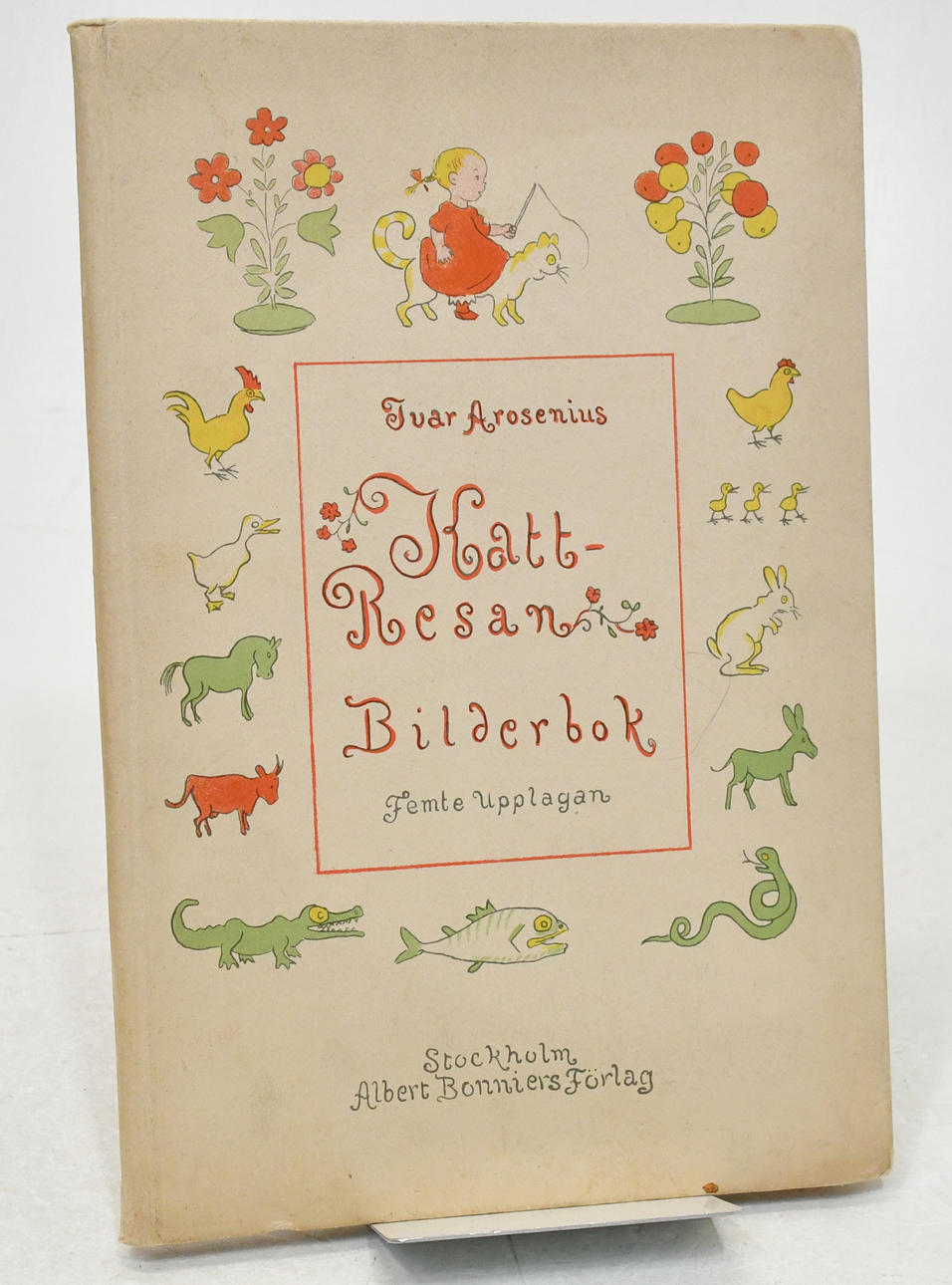 AROSENIUS, IVAR. Kattresan. Bilderbok.