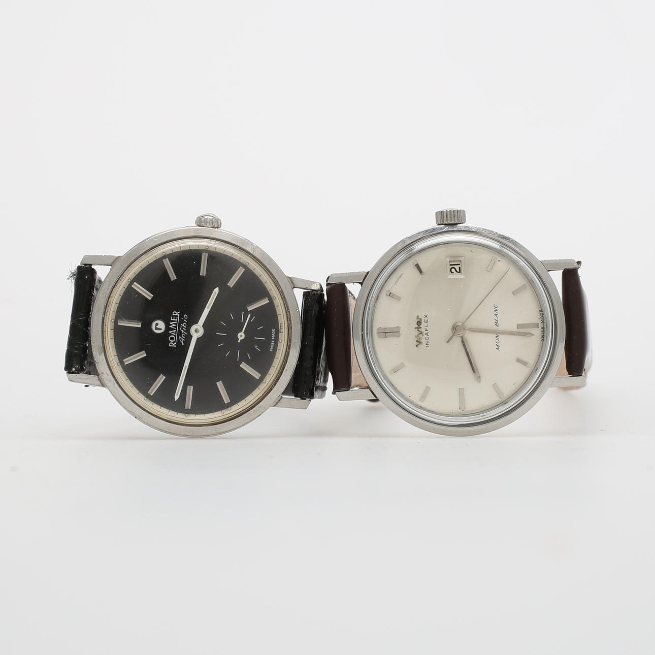 ARMBANDSUR, 2 st, Wyler samt Roamer.