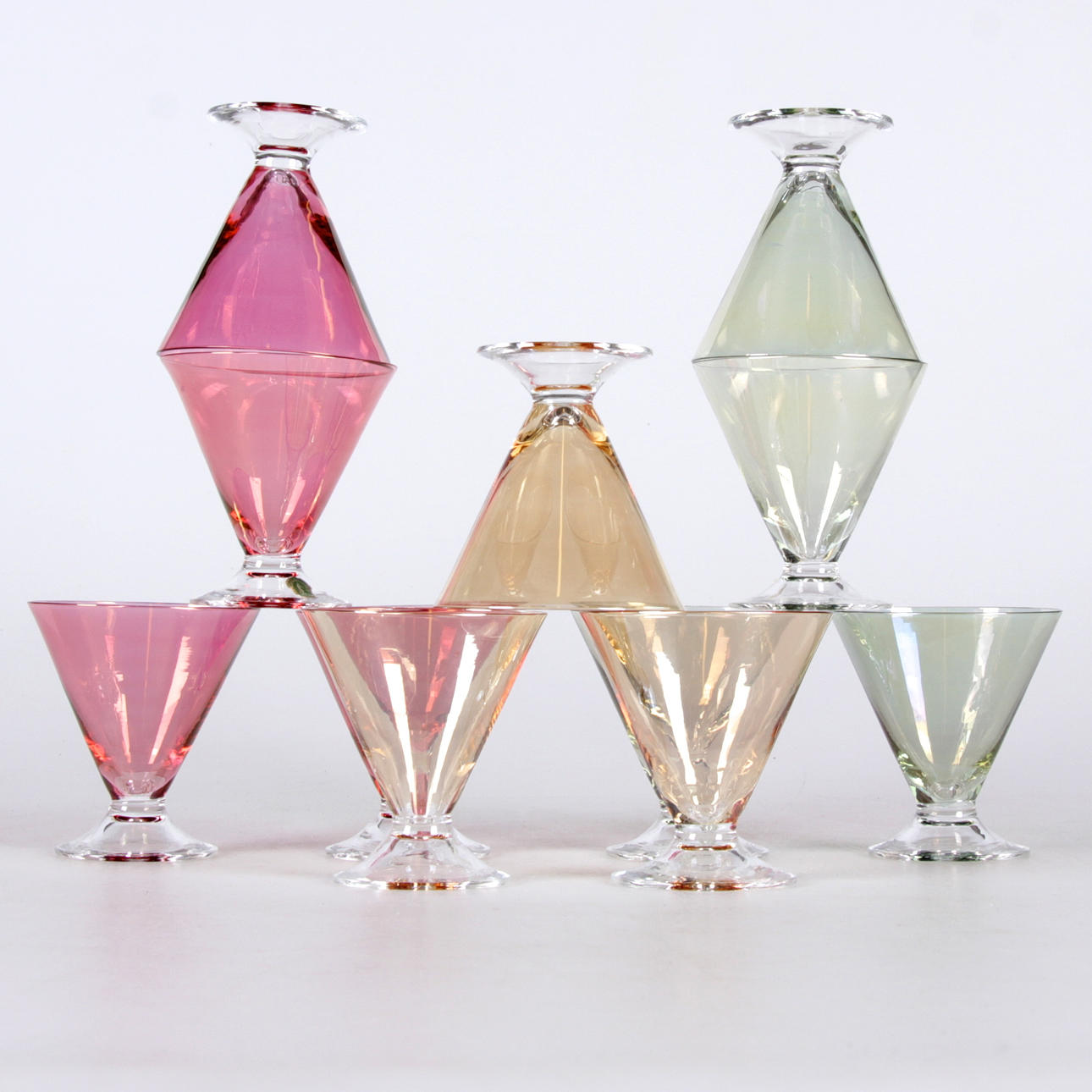 COCKTAILGLAS, 11 st. Johansfors, 1900-talets andra hälft.