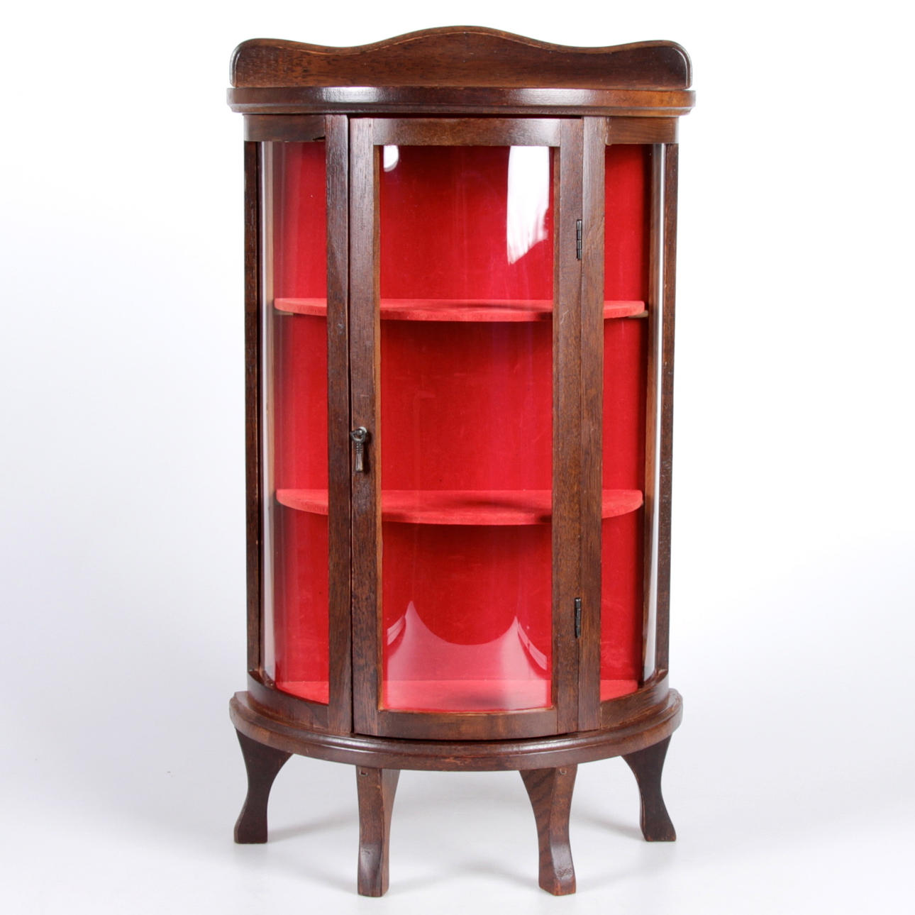 VITRINSKÅP, miniatyr, 1900-talets mitt.