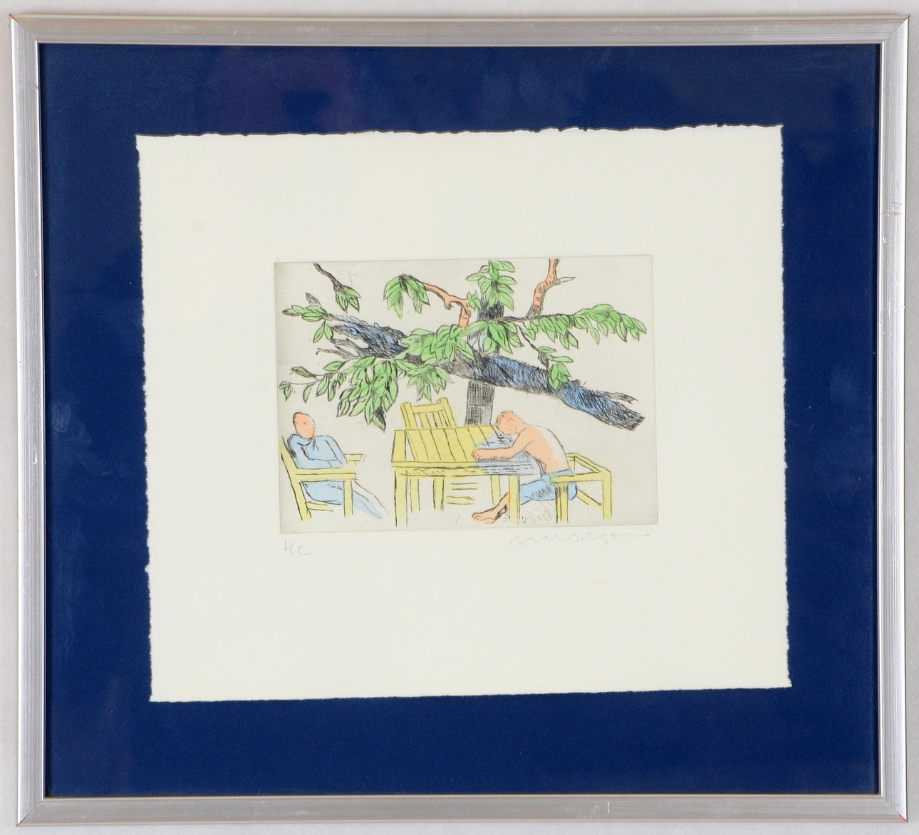 AXEL OLSON. Färgetsning.