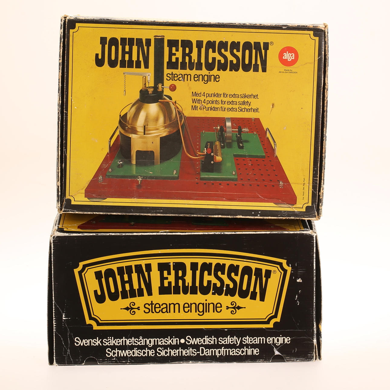 DAMPMASKINER, 2 stk., John Ericsson, Alga.