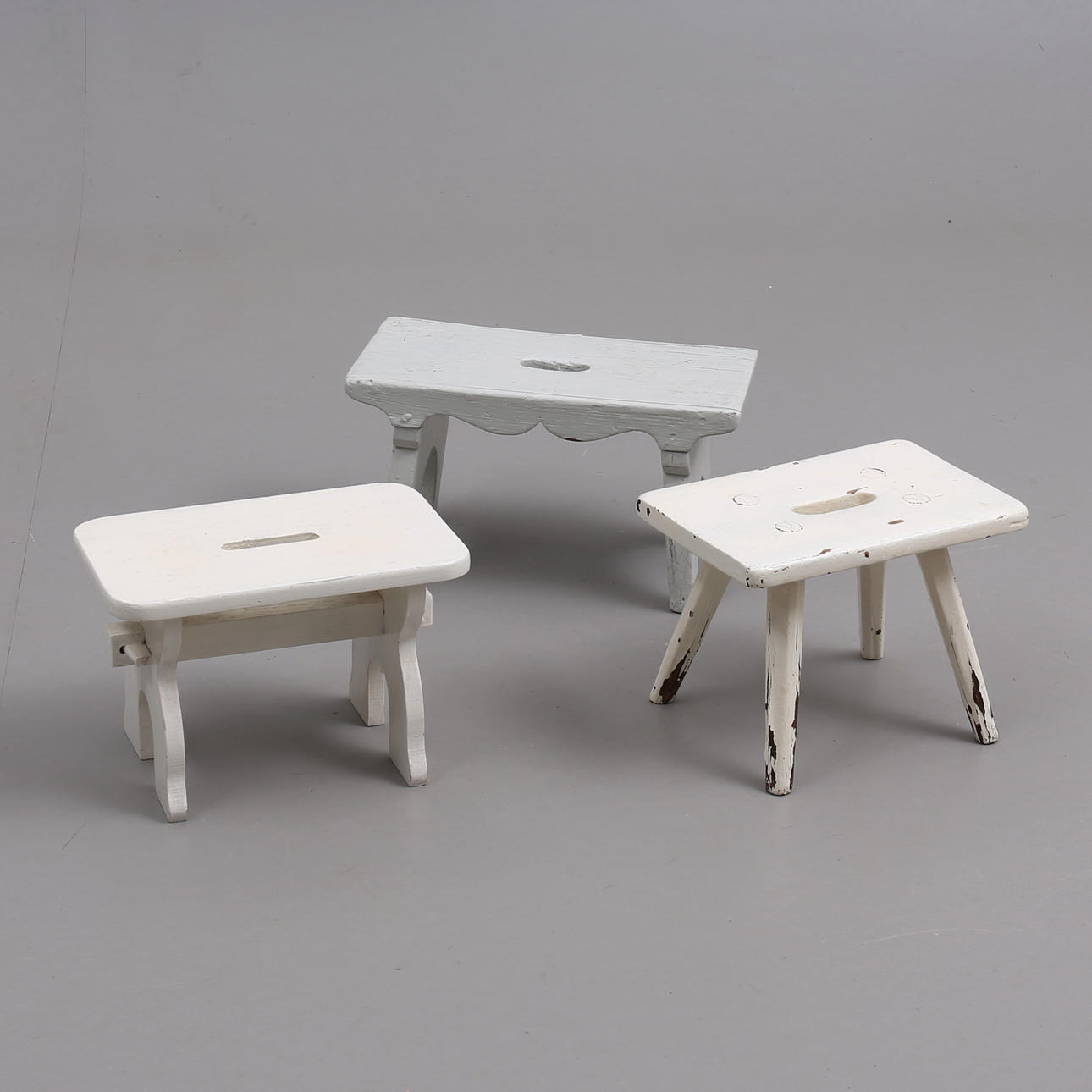 Un juego de 3 palets de madera.