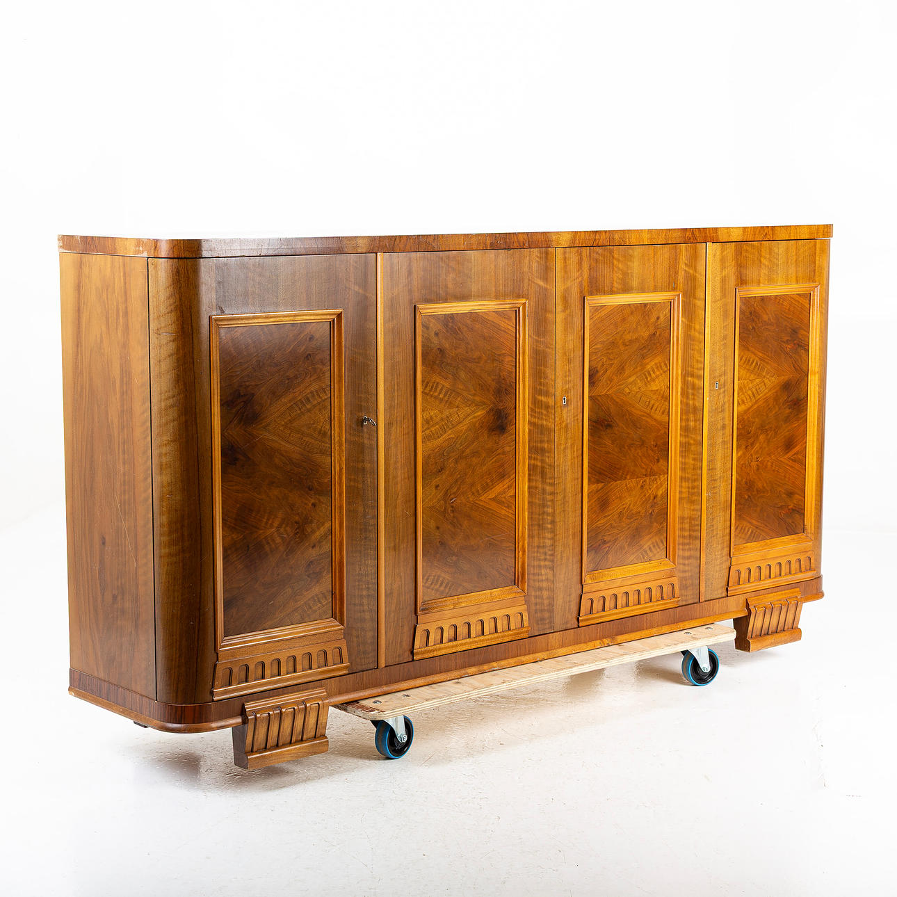 A Swedish Modern birch sideboard, 1940s.