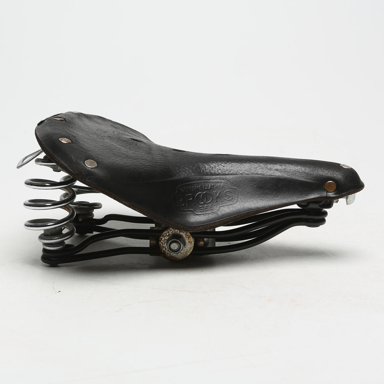 Sillín, Brooks, cuero/metal.