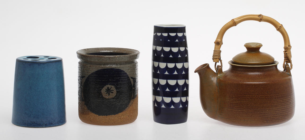 PARTI KERAMIK, 4 delar, Gustavsberg, bla Karin Berglund.