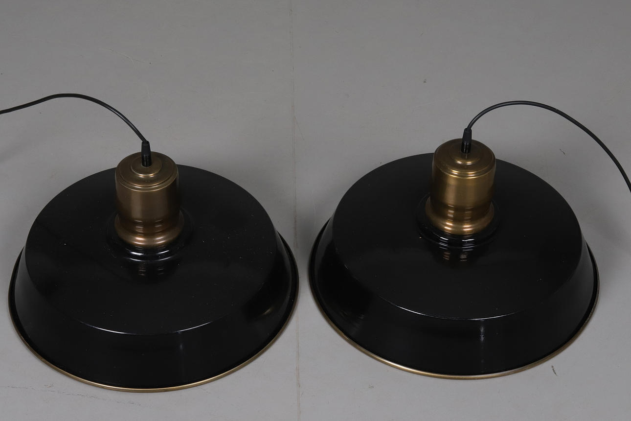 CEILING LIGHTS, A PAIR, INDUSTRIAL STYLE, CONTEMPORARY.