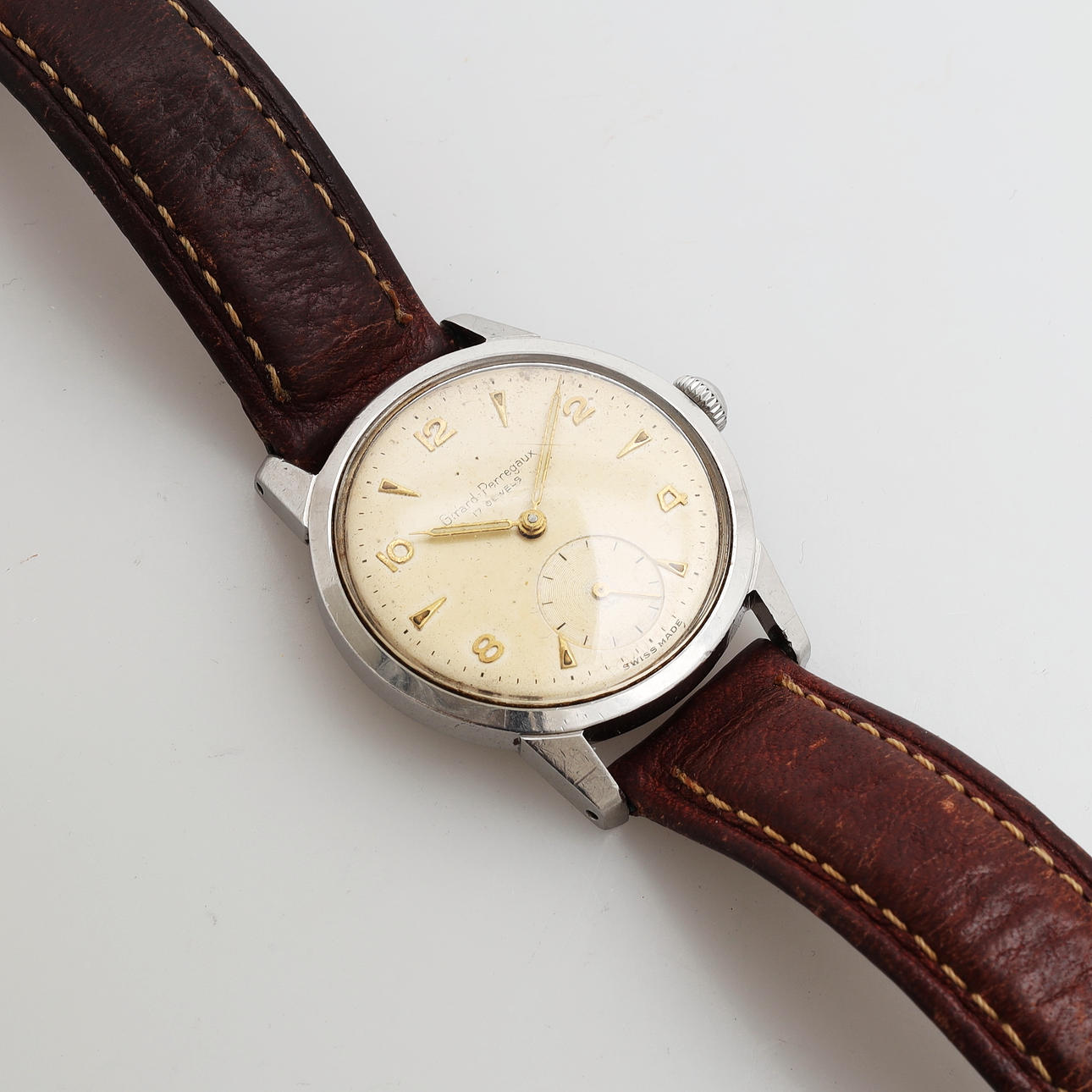 ARMBANDSUR, stål, Girard Perregaux.