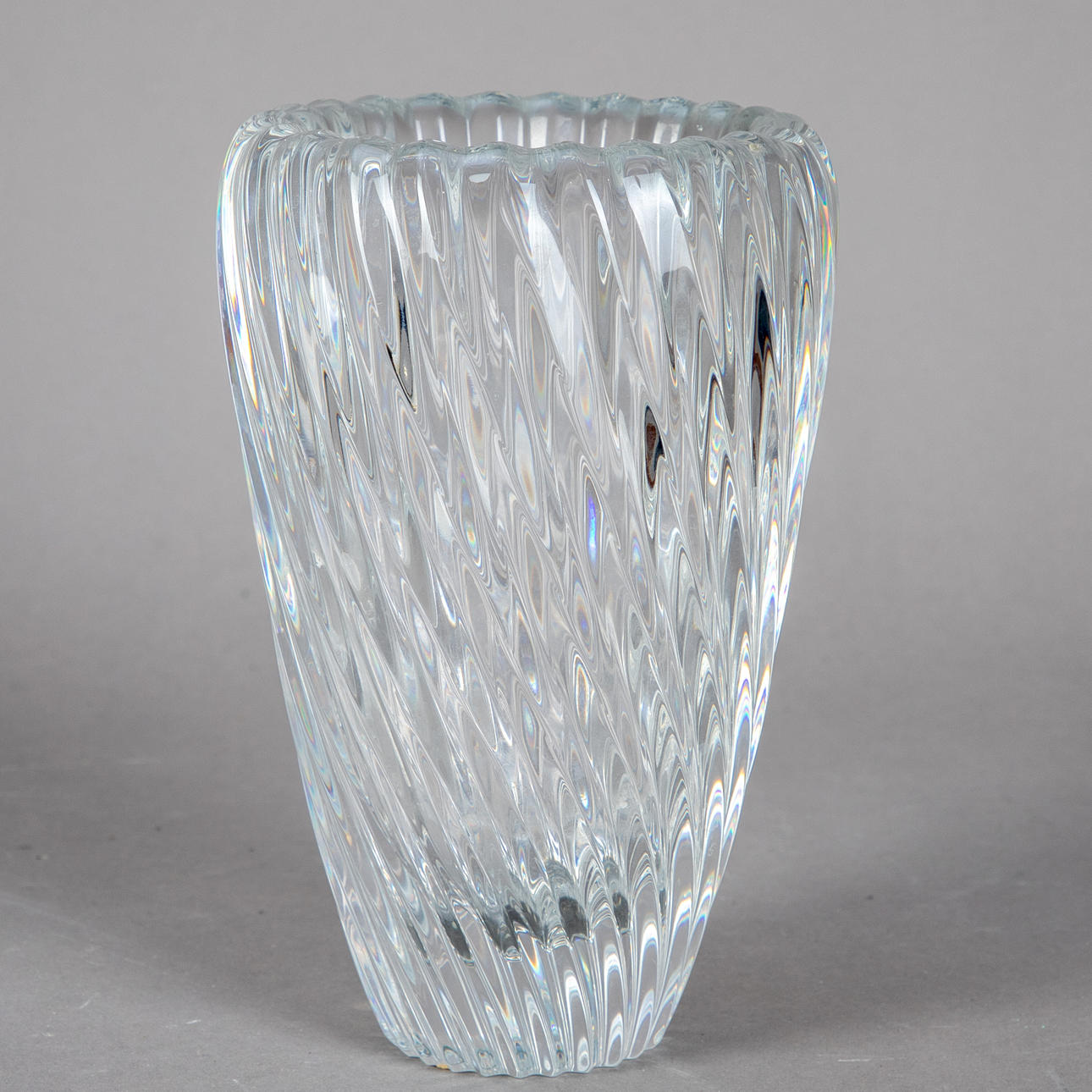 Bacará Jarrón de cristal, Francia.