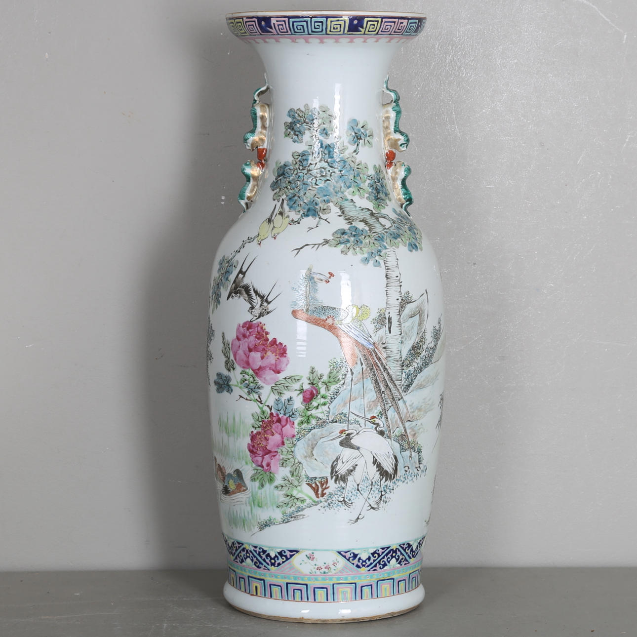 GOLVVAS, porslin, Kina, 1800/1900-tal.