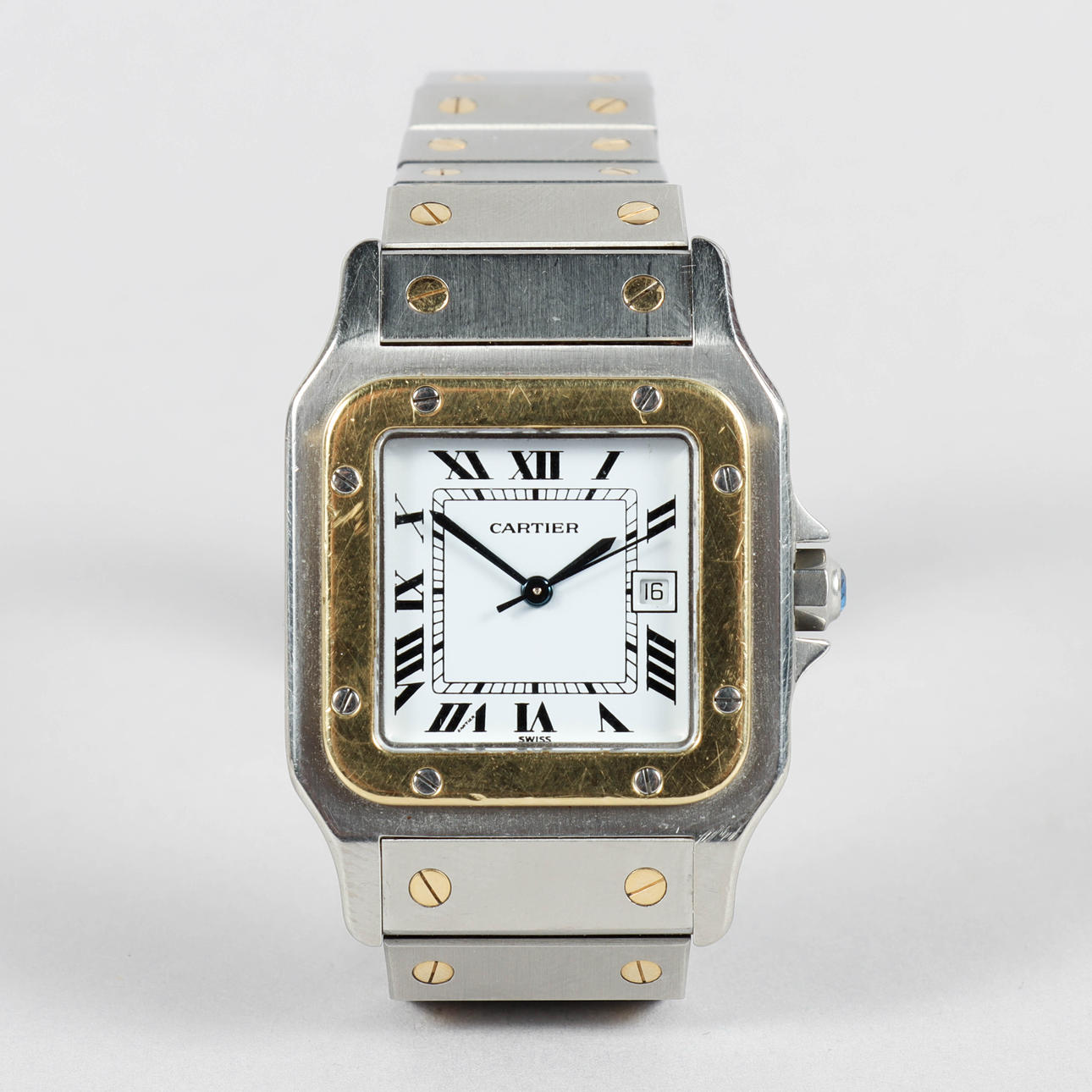 CARTIER 'Santos' ref: 1172961, automatic, 1987.