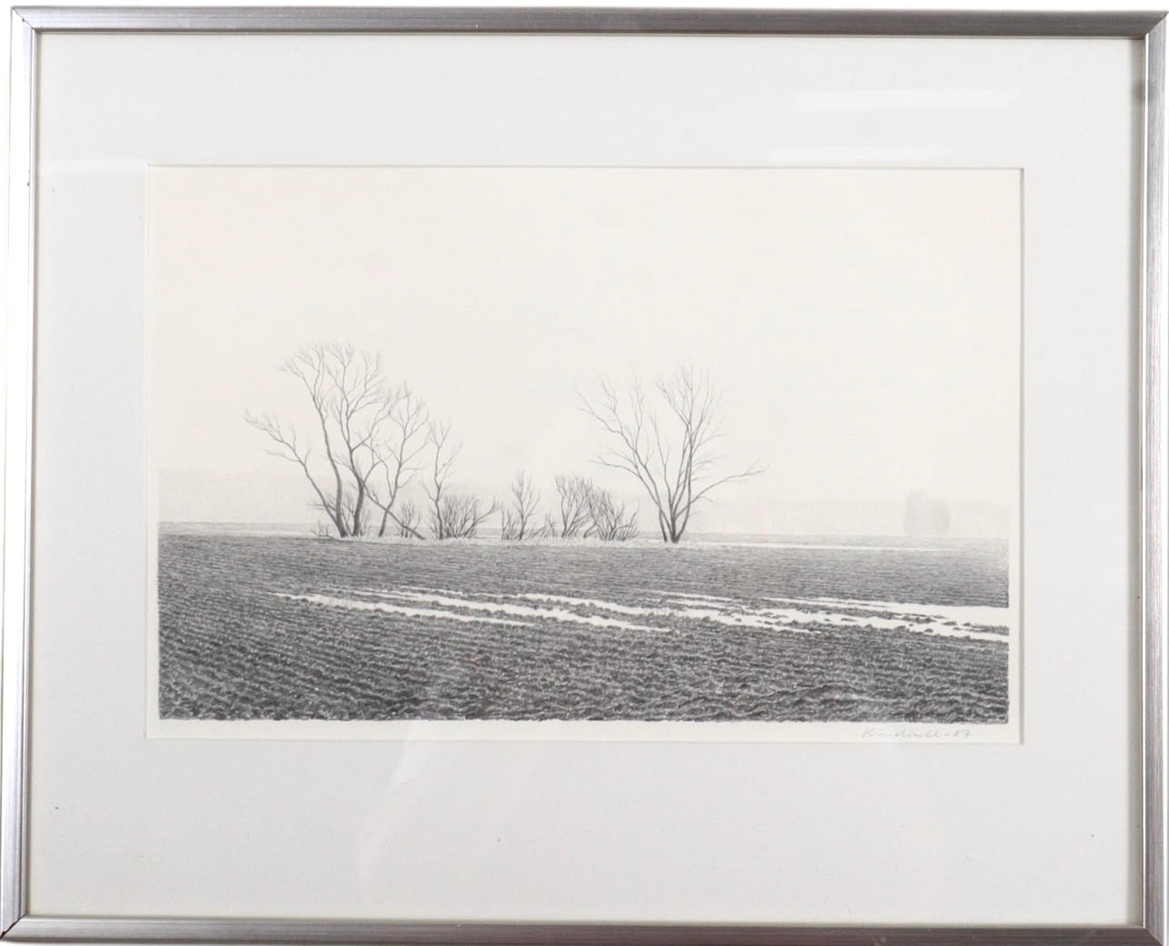 LENNART WALL. Litografía en color.