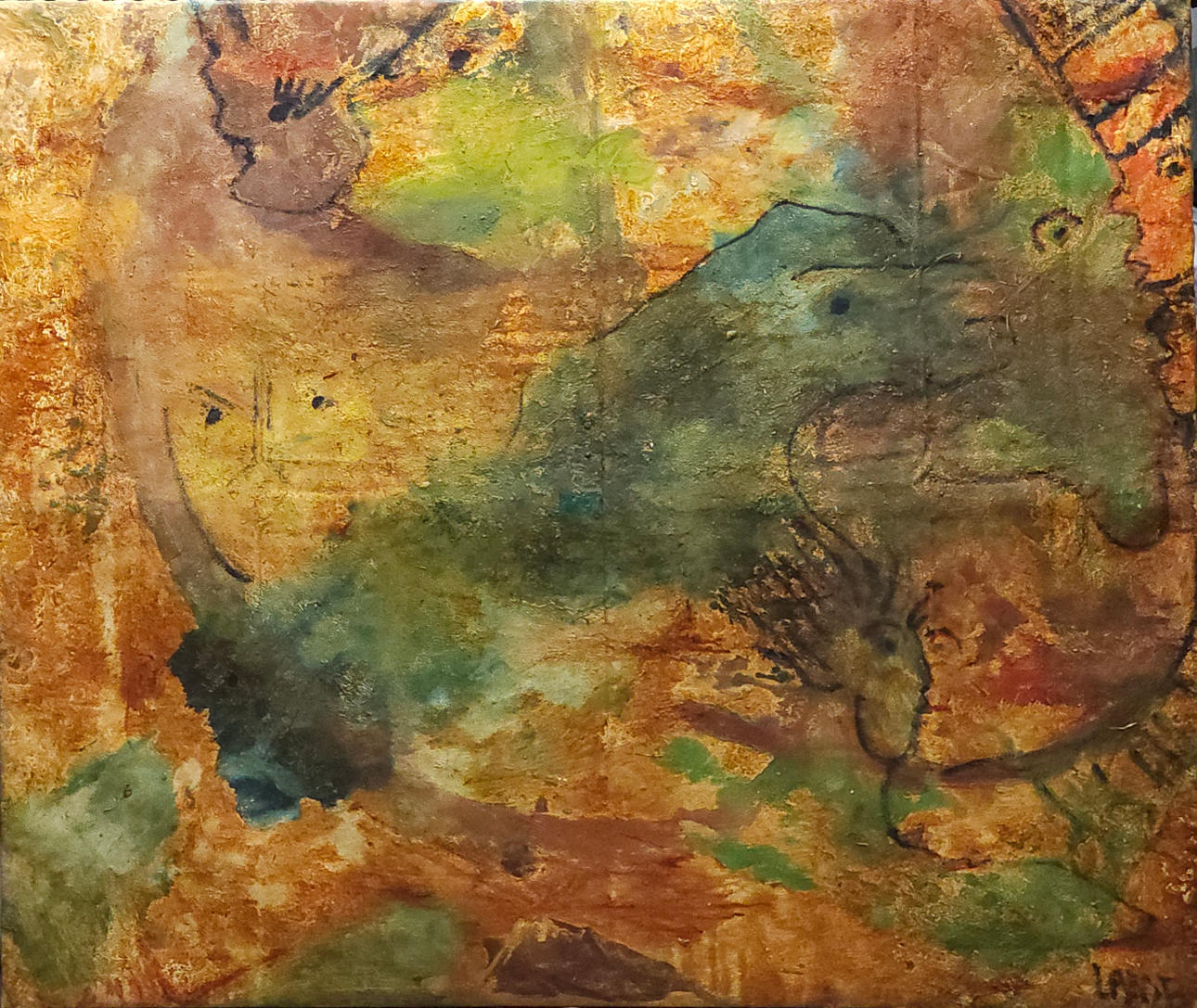 MATT LAMB (1932-2012). „Ohne Titel“, 2006. Ölleinwand.