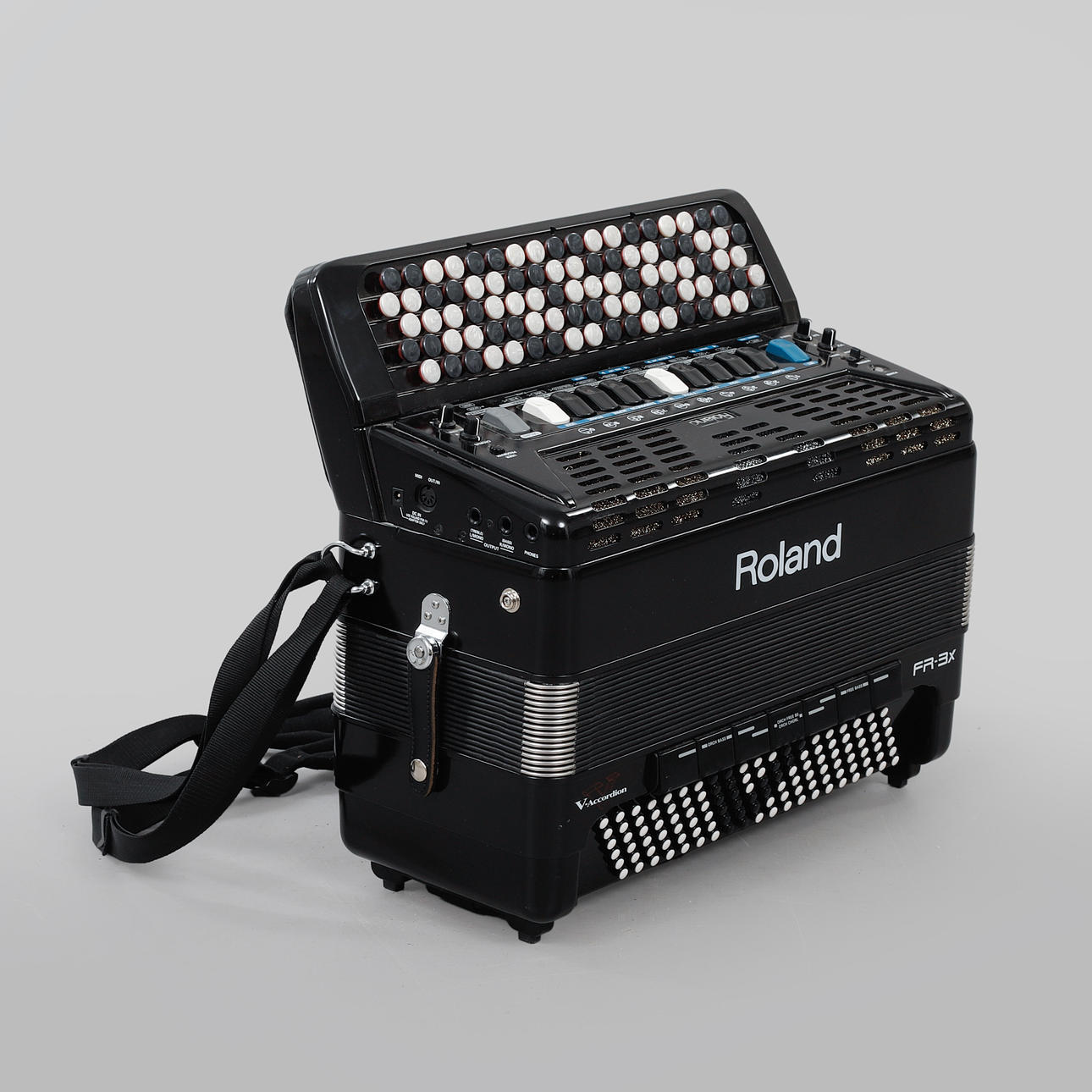 Accordion, Roland V-accordion FR-3x, with accessories 