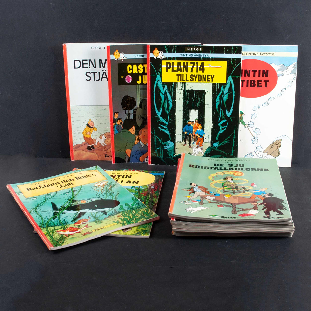 SERIAL MAGAZINES 15 pcs TinTin.