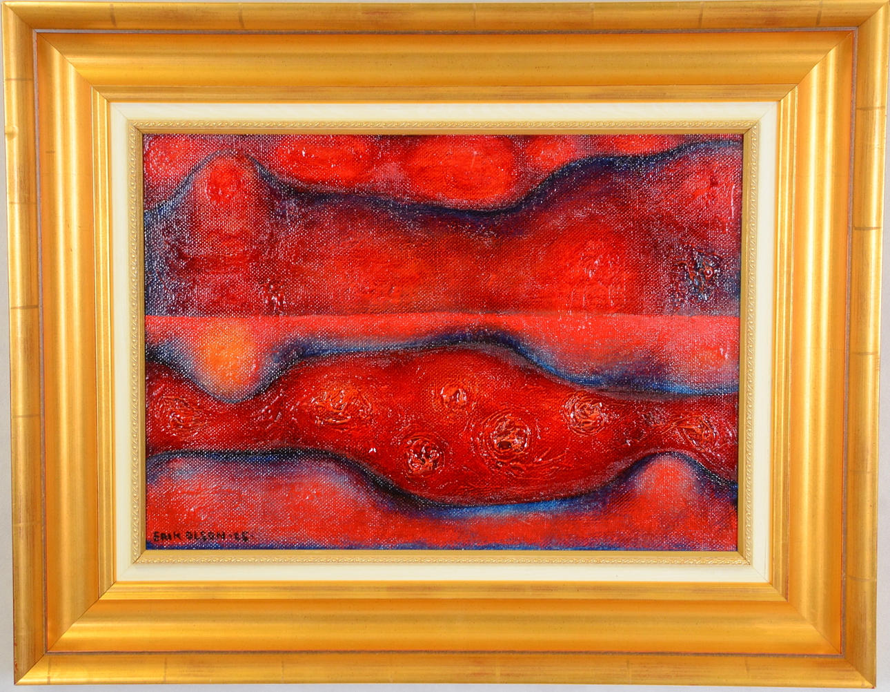 ERIK OLSON. Olja på duk.