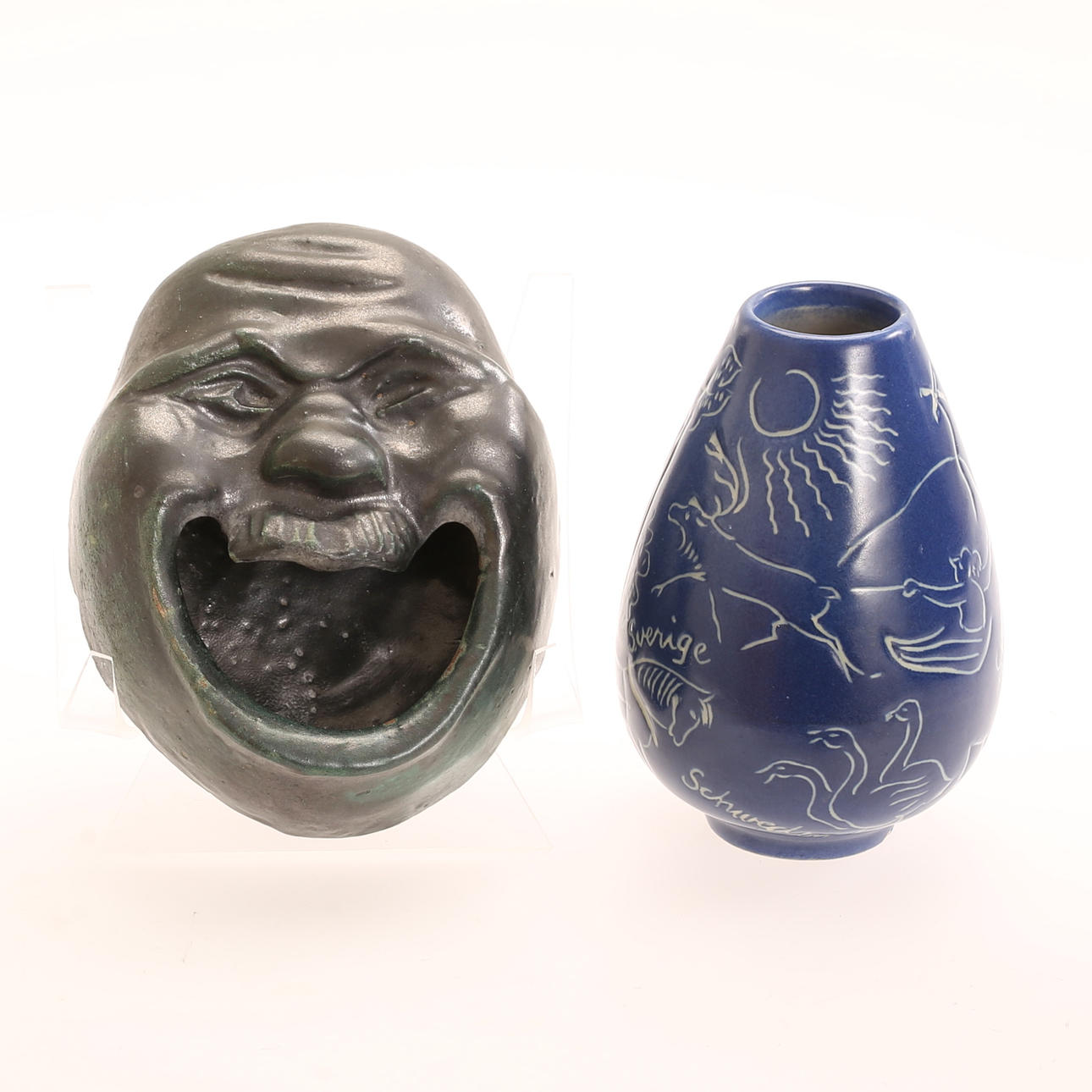 VASE, Bo Fajans. ASKEBÆGER. Keramik.