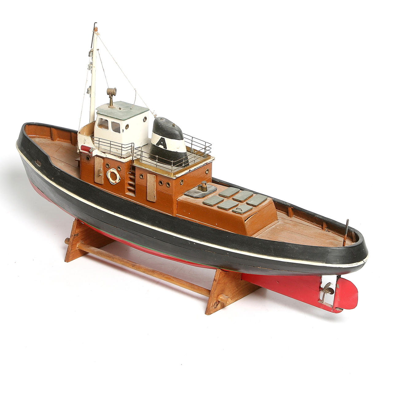 MODELLBÅT, fisketrålare. 1900-talets mitt.