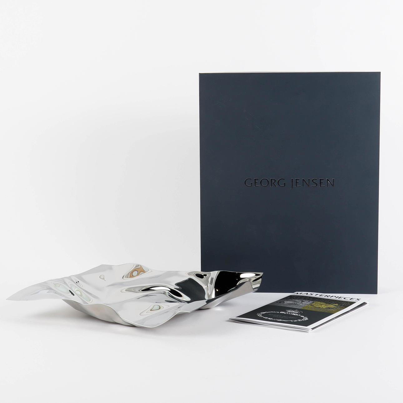 VERNER PANTON. “Crash Tray” Georg Jensen, Denmark.