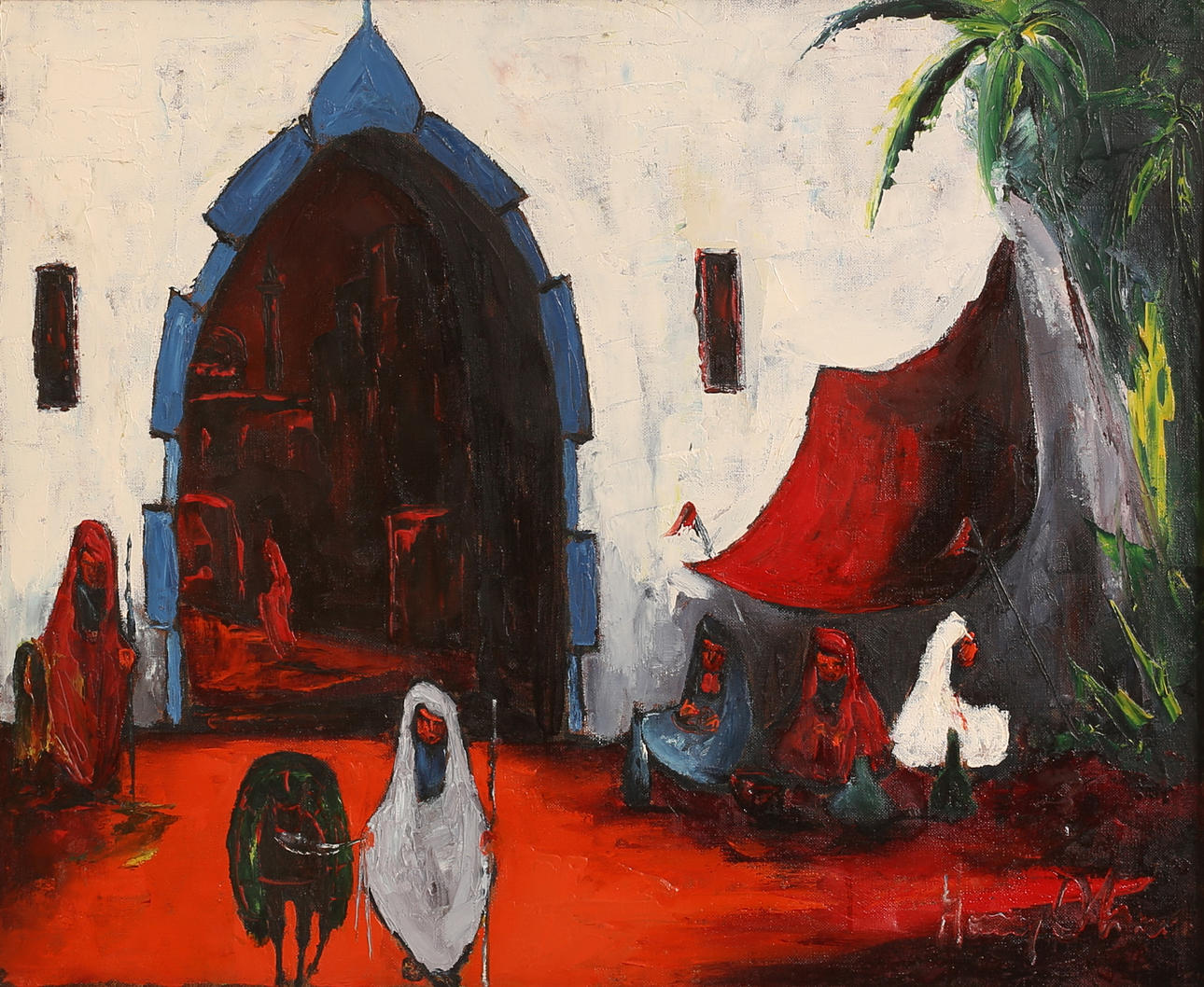 HARRY OLSSON. Harry Ohlsson, oil on canvas, signed.